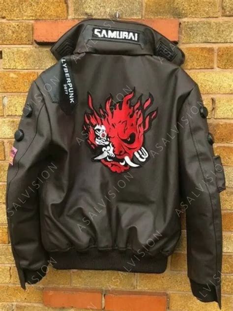 replica samurai jacket cyberpunk|samurai jacket cyberpunk 2077 real.